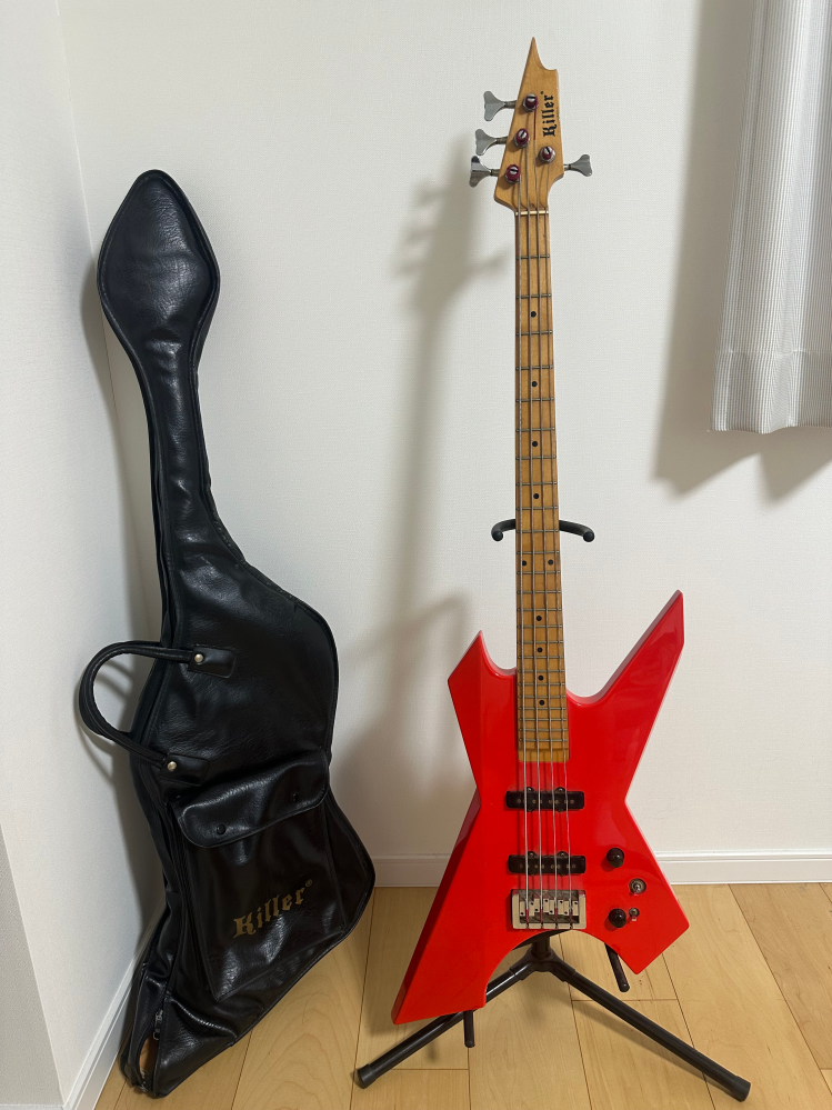 【超美品！】killer KB-IMPULSS PJ！赤　限定値下げ！TAIJI エレキベースについて質問です。XJAPANのファンです。特にTAIJIの