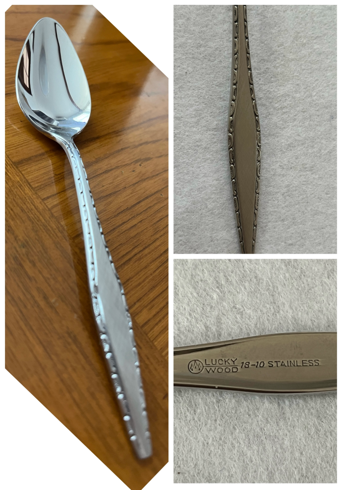 ラッキーウッドのカトラリーで、写真の様に”LUCKYSILVERJAP - Yahoo