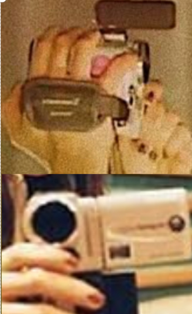 不鮮明な画像で申し訳ないのですがこれらの写真に写っているカメラは