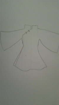 チャイナ服の型紙の改造 コスプレのためチャイナ服を作っています Yahoo 知恵袋