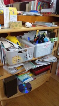 この棚の収納や整理の仕方教えてください 二段に重ねていますが並べることもできます 教えて 住まいの先生 Yahoo 不動産