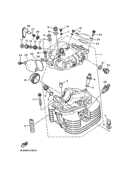 SR40034F83年式です。キックインジケーターの小窓からオイルが微量に