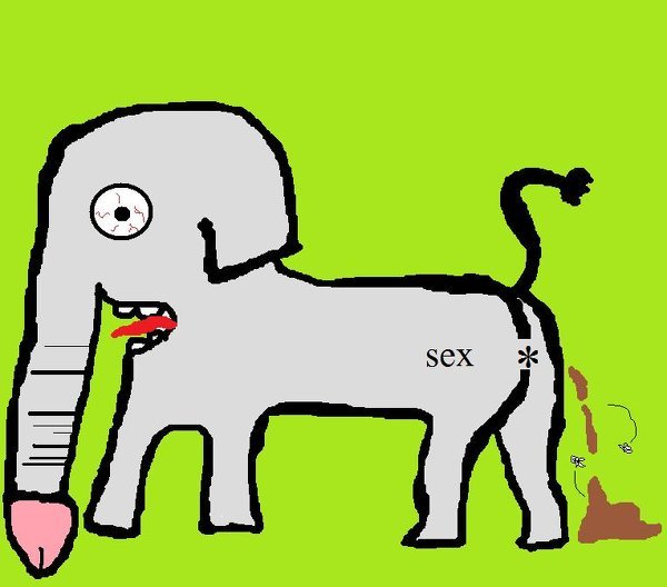 ゾウさんの絵を描きましたどうですか Yahoo 知恵袋