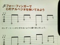 ギター初心者です アルペジオを練習しようと思ったのですが Tab譜の数字がわか Yahoo 知恵袋