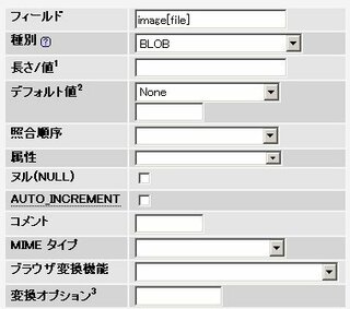 Mysqlで 画像を格納させる用のテーブルを作りたいです テー Yahoo 知恵袋