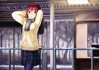 女子校生の方に質問です 某イラストサイトで赤茶髪ショートヘアの女子高生が学校帰 Yahoo 知恵袋