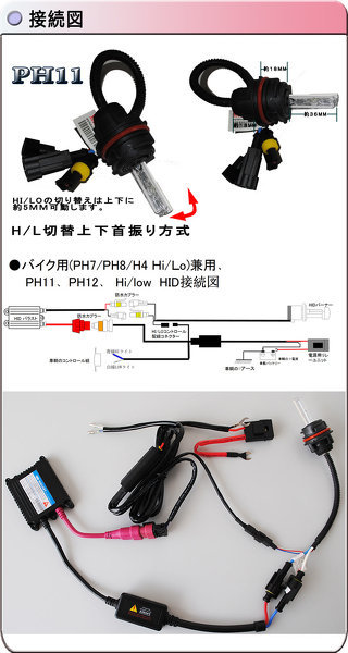 ヘッドライトのバルブなのですが、3本線がありますが電源とHILOで宜