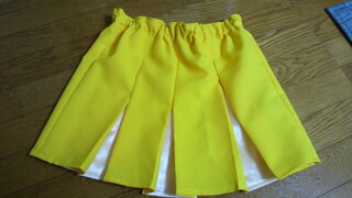 ボックスプリーツスカートの作り方を知りたいです 体育祭のチアの衣装で Yahoo 知恵袋