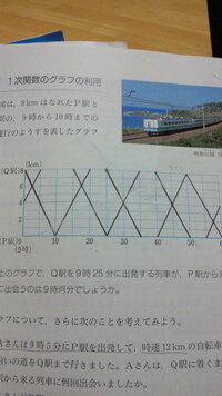 自転車で 9時5分にa駅を出発する