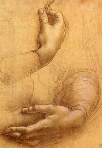 レオナルド・ダ・ヴィンチ　衣紋の習作 レオナルド・ダ・ヴィンチ 衣紋の習作 作品詳細 | 衣襞習作 | イメージ