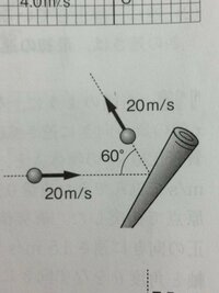 物理の質問です…

速さ20m/sで飛んできた質量0.15kgのボールをバットで打ち返す。
次の(1)(2)の場合においてバットがボールに与えた力積を求めよ。 (1)ボールを逆向きに40m/sで打ち返したとき。
(2)ボールを20m/sの速さで、図のように60度の角度で打ち返したとき。

これらの問題を分かりやすく解説してください
(1)は解けましたが(2)がよく分かりませんで...