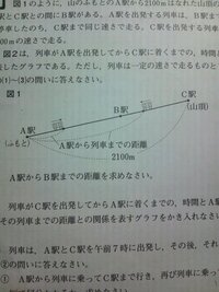 至急 中学一次関数の利用 わからないので教えてください 山の Yahoo 知恵袋