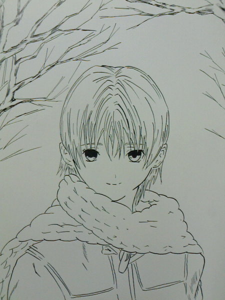 絵の評価をお願いします。いちご100%の西野つかさです(^_^)少し題材が
