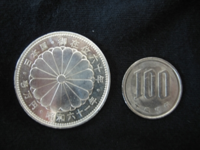 昭和65年の一万円硬貨 500円玉と比較してました は 何枚くらい実在してい Yahoo 知恵袋