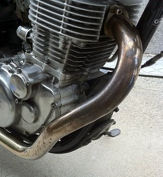 バイクのマフラー ステンレス の汚れがとれません 発端はバイク Yahoo 知恵袋
