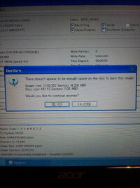 Dvdflickで空のdvd Rに焼こうとしたら以下のメッセージが出ました Yahoo 知恵袋