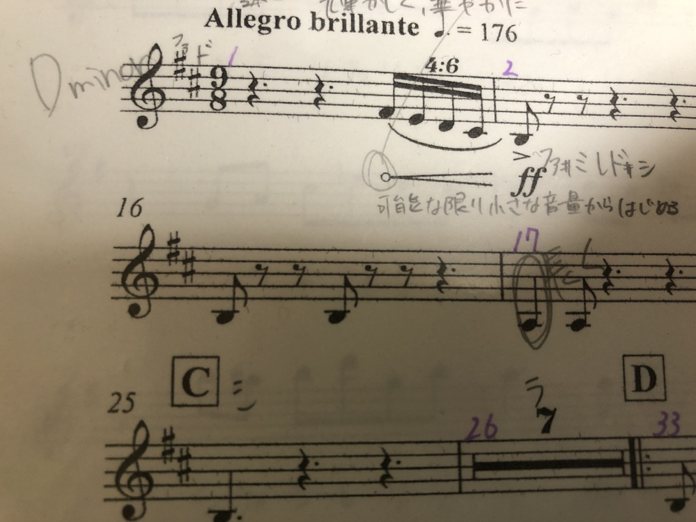 楽譜の音符の上に4 6と書いてあるんですが どういうことでし Yahoo 知恵袋