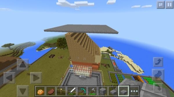 Minecraftです いきなり雷が降ってきて家が燃えました 木 Yahoo 知恵袋