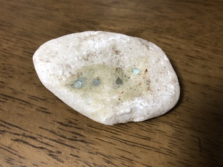 近所で拾った石の種類が知りたいです 職場の駐車場に画像の白い石が Yahoo 知恵袋