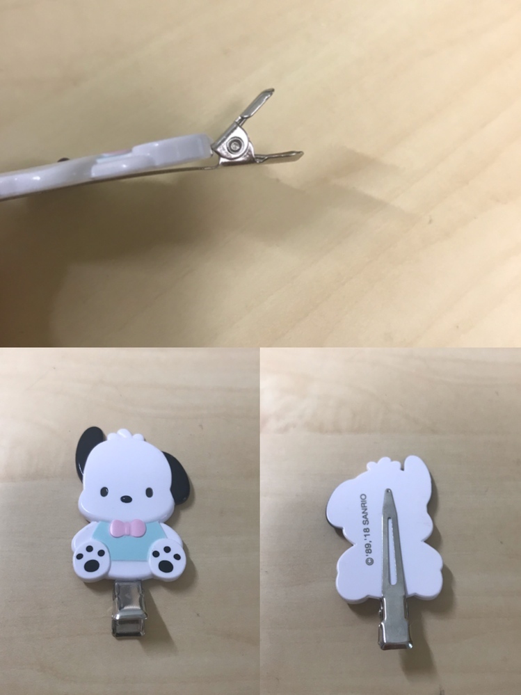 サンリオのヘアクリップのキャラクターパーツとピンの部分はどの Yahoo 知恵袋