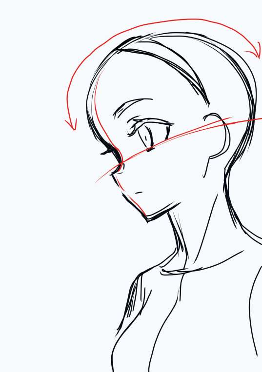 アニメ系 のイラストの顔の描き方を教えてください アタリをとっても Yahoo 知恵袋