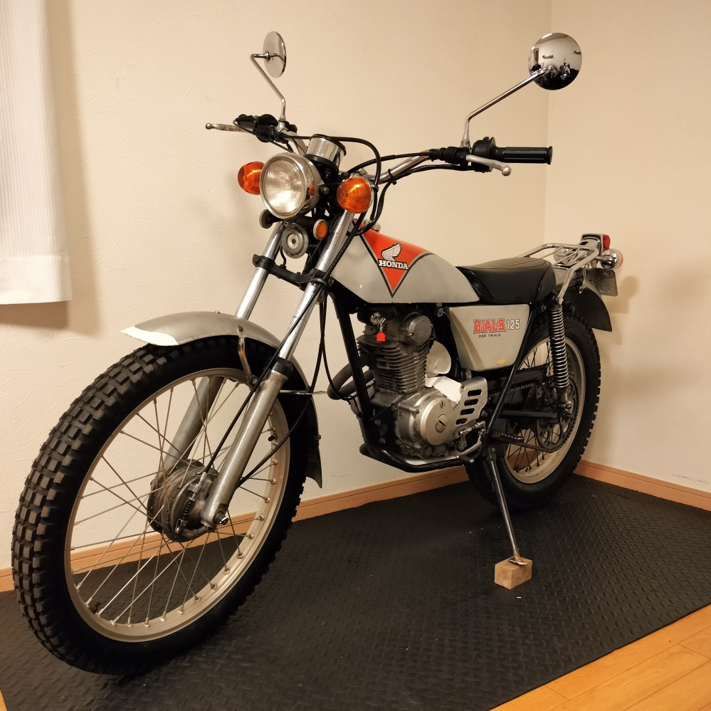 ホンダ74年tl125バイアルスK2 - 購入し整備してまし - Yahoo!知恵袋