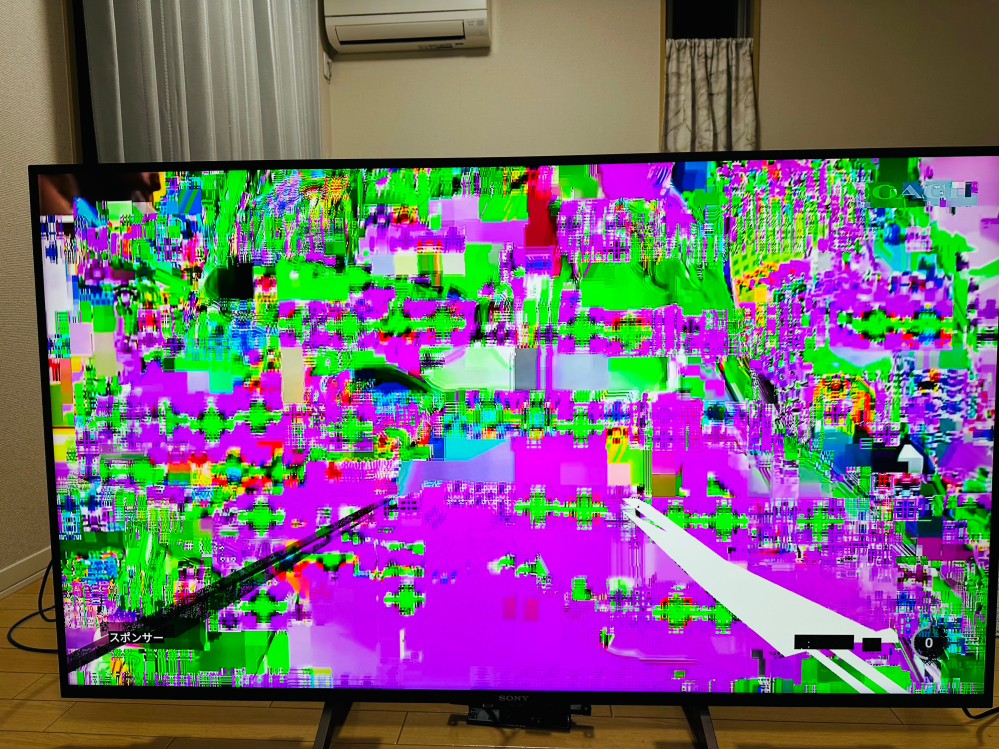 テレビの映像乱れについて質問です。SONYKJ-55X850... - Yahoo!知恵袋