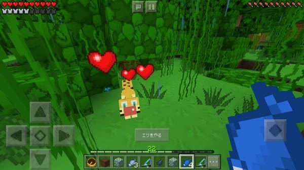 マイクラpeでの質問です ヤマネコを懐かせたいのですが Yahoo 知恵袋