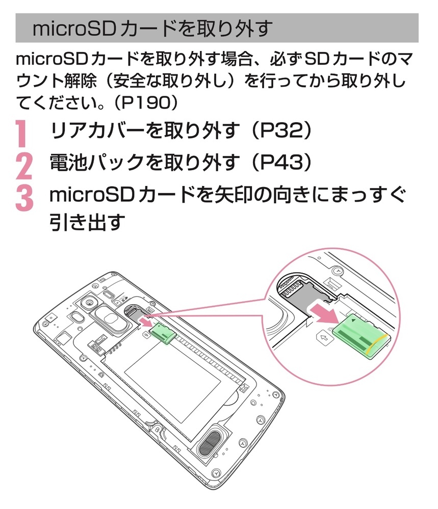 Androidのディズニーモバイルです このsdカードの抜き方がわ Yahoo 知恵袋