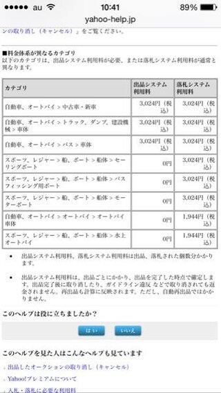 ヤフオクでバイクを出品し 落札されない場合でも出品手数料はとら Yahoo 知恵袋