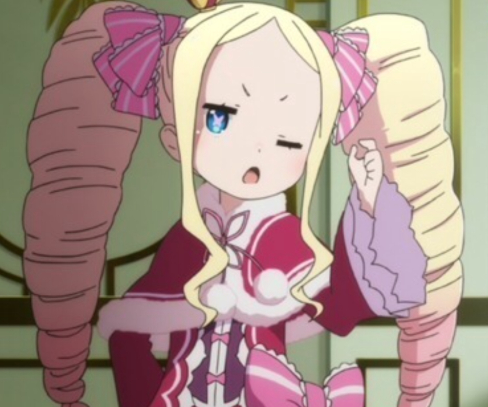 金髪縦ロールのアニメキャラと言えば誰がいます Reゼロの Yahoo 知恵袋