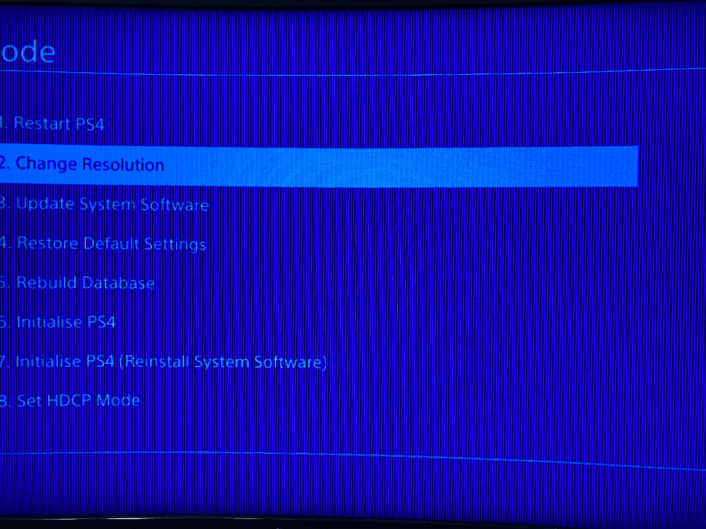 Ps4proが写真のように画面が青色が強く表示されています 動 Yahoo 知恵袋