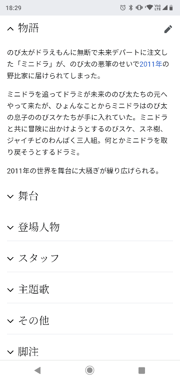 昔 スカパーで昔のドラえもんを見ており おそらく1980年代くらいのもの Yahoo 知恵袋