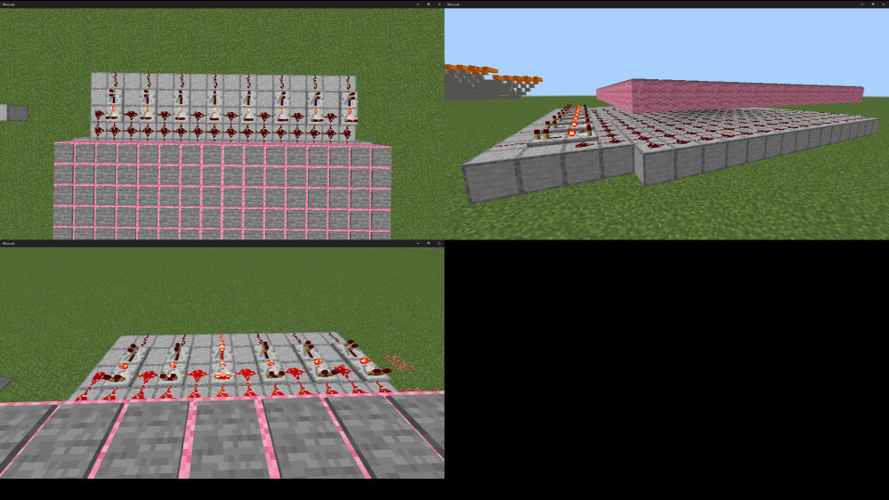 統合版マインクラフトのレッドストーン回路についてです 上から見 Yahoo 知恵袋