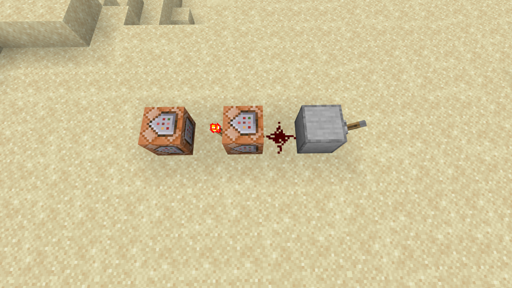 マイクラ統合版のコマンドついて質問です レバーを押すとsetblockコ Yahoo 知恵袋