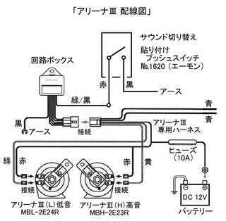 アリーナホーンについて アリーナホーンの切り替えスイッチについてですが Yahoo 知恵袋