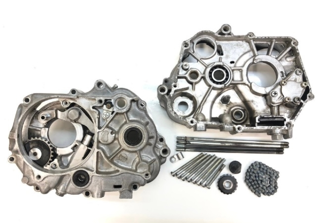 クランクケースの流用について質問です。jazz(6v80ccライトボアア