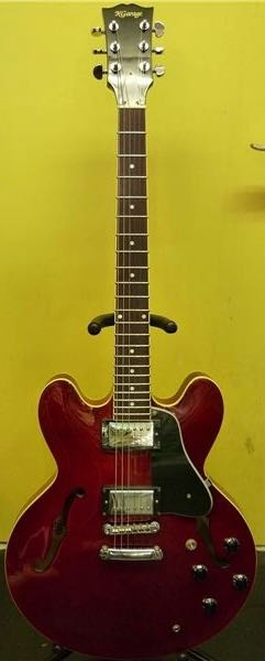 初期物のKGarageというメーカーのギター(レスポールタイプ)を