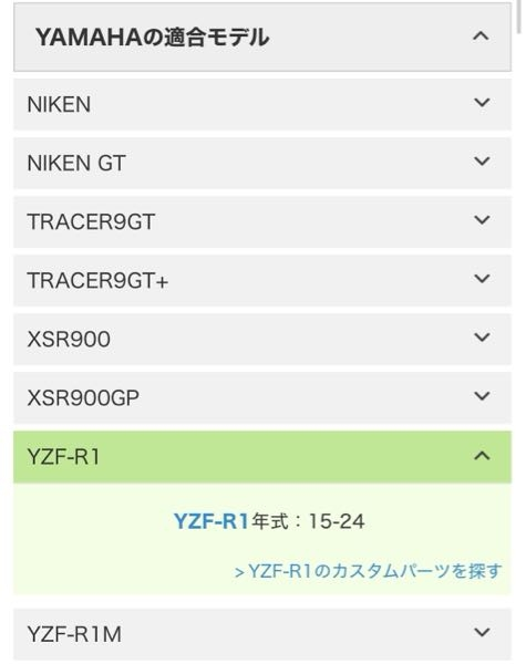 YZF-R1(2CR)のリアスプロケを交換するのですが、画像の2つのどちら