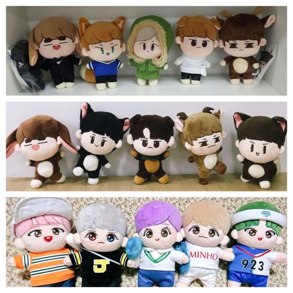 SHINeeのぬいぐるみについてです。 - ミニマルズ、シャニマルズ、パン