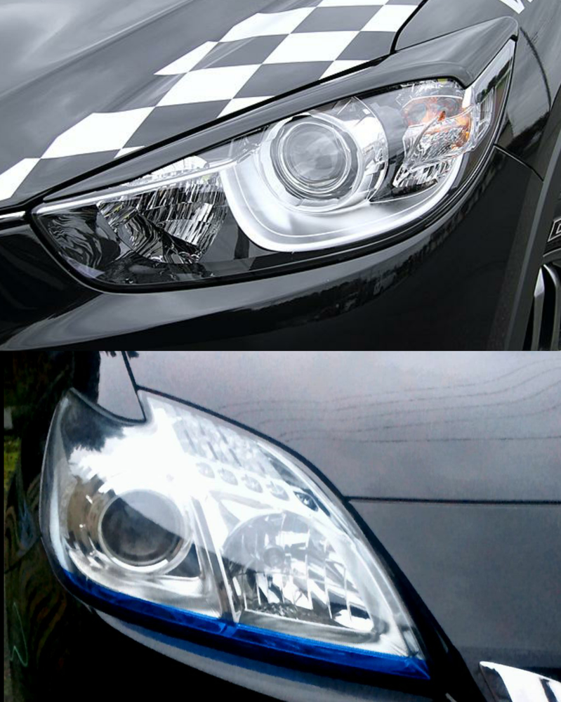 車のヘッドライトで 上部をアイラインのように隠して睨むようなヘッドライトの Yahoo 知恵袋