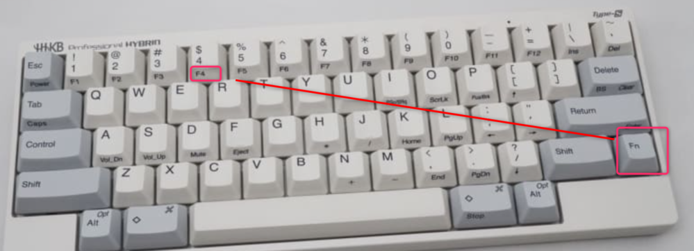 F4キーってキーボードのどこを打てばいいんですか どこにあるんでしょ Yahoo 知恵袋
