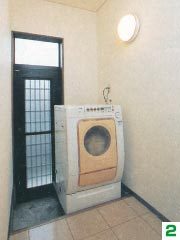 玄関すぐに洗濯機があるお家に住まれてる方 今度引っ越す家が1kなのです Yahoo 知恵袋