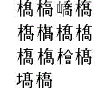 高橋の珍しいかんじの橋はどういう字でしょうか 髙はしお願い Yahoo 知恵袋