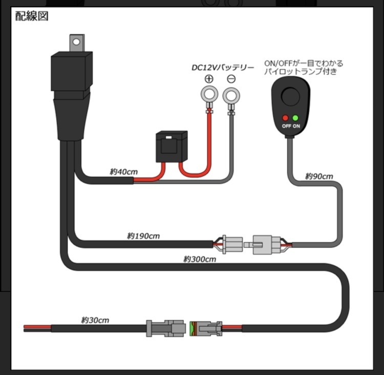 車にledライトバーを取り付ける際に 付属のリレーハーネスを使用 Yahoo 知恵袋