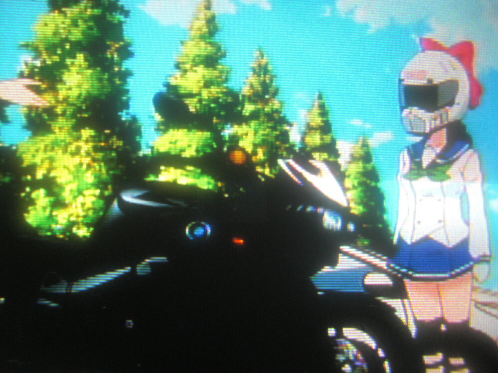 ばくおん の来夢先輩は最終回にヘルメットを脱いで 顔と声を見せてくれる Yahoo 知恵袋