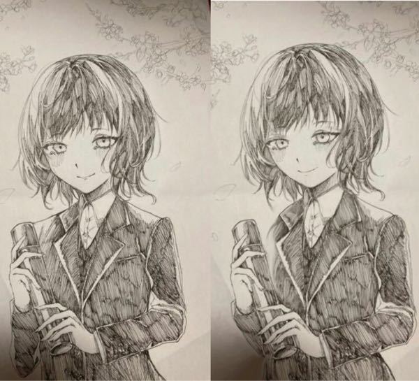 卒業文集のイラストです 中三です いつも絵を褒めてくれる母から肩幅の Yahoo 知恵袋