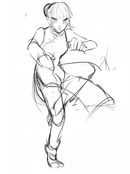 イラスト修正点を教えてください 線画に入る前にどこか違和感を感じま Yahoo 知恵袋