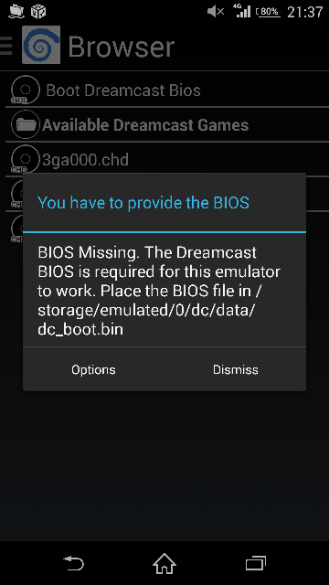 スマホのエミュレータについてです 前までreicast ドリキャスエミュ Yahoo 知恵袋