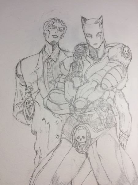 吉良とキラークイーンの顔が上手く描けません どう直したらいいんで Yahoo 知恵袋